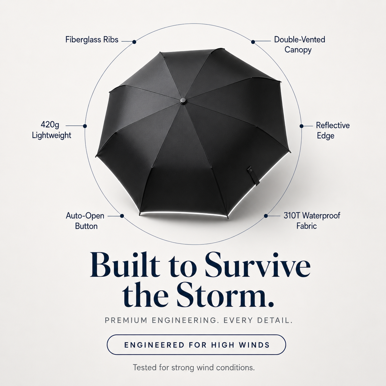 Drizzlo™ AutoFold Umbrella